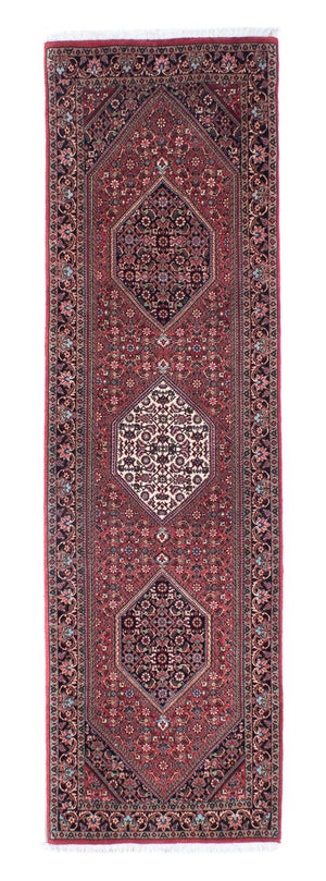 Tapis de couloir Tapis persan - Bidjar - 243 x 70 cm - rouge clair