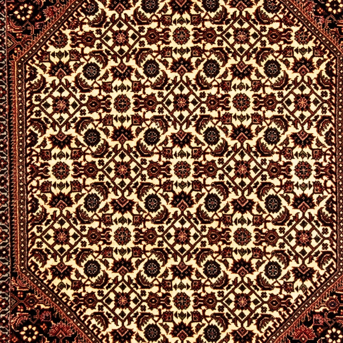 Tapis de couloir Tapis persan - Bidjar - 316 x 81 cm - multicolore