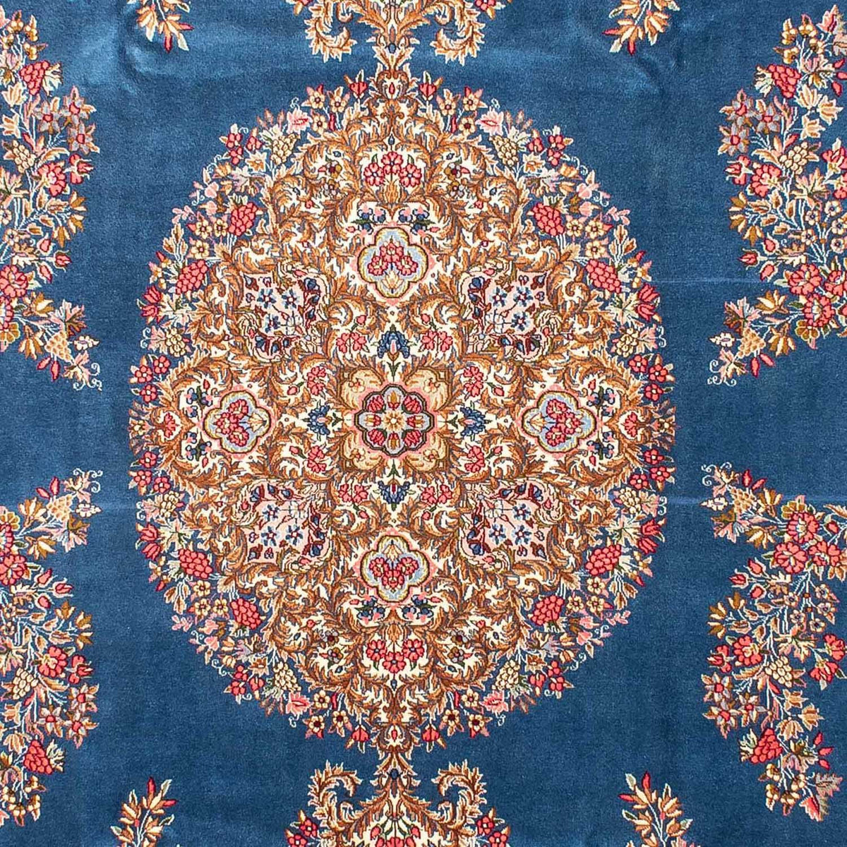Tapis persan - Royal - 324 x 238 cm - bleu foncé