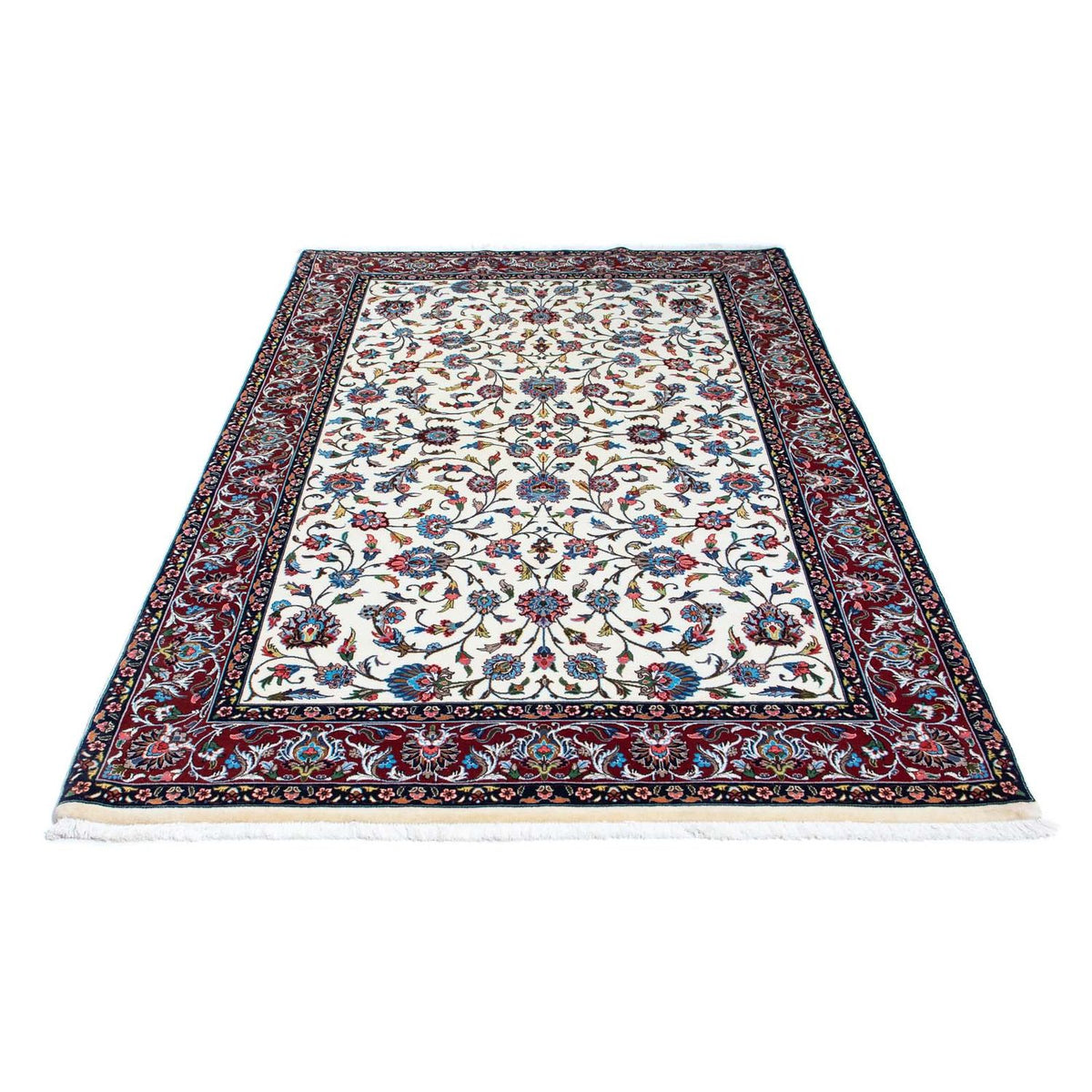 Tapis persan - Ghom - 218 x 137 cm - beige