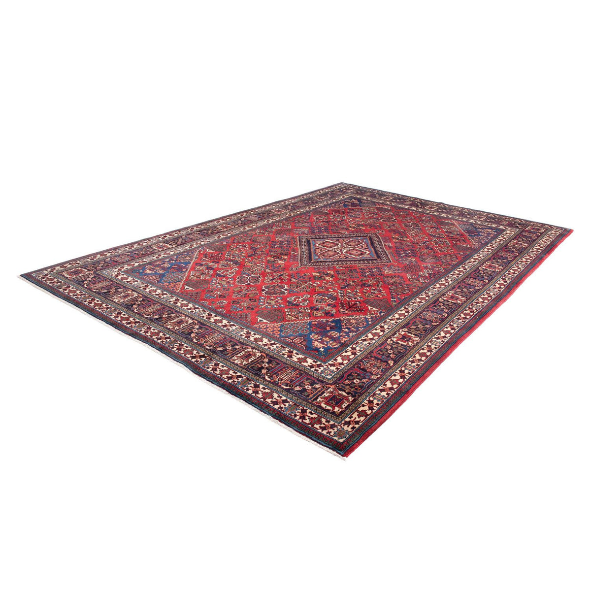 Tapis persan - Nomadic - 343 x 235 cm - rouge foncé
