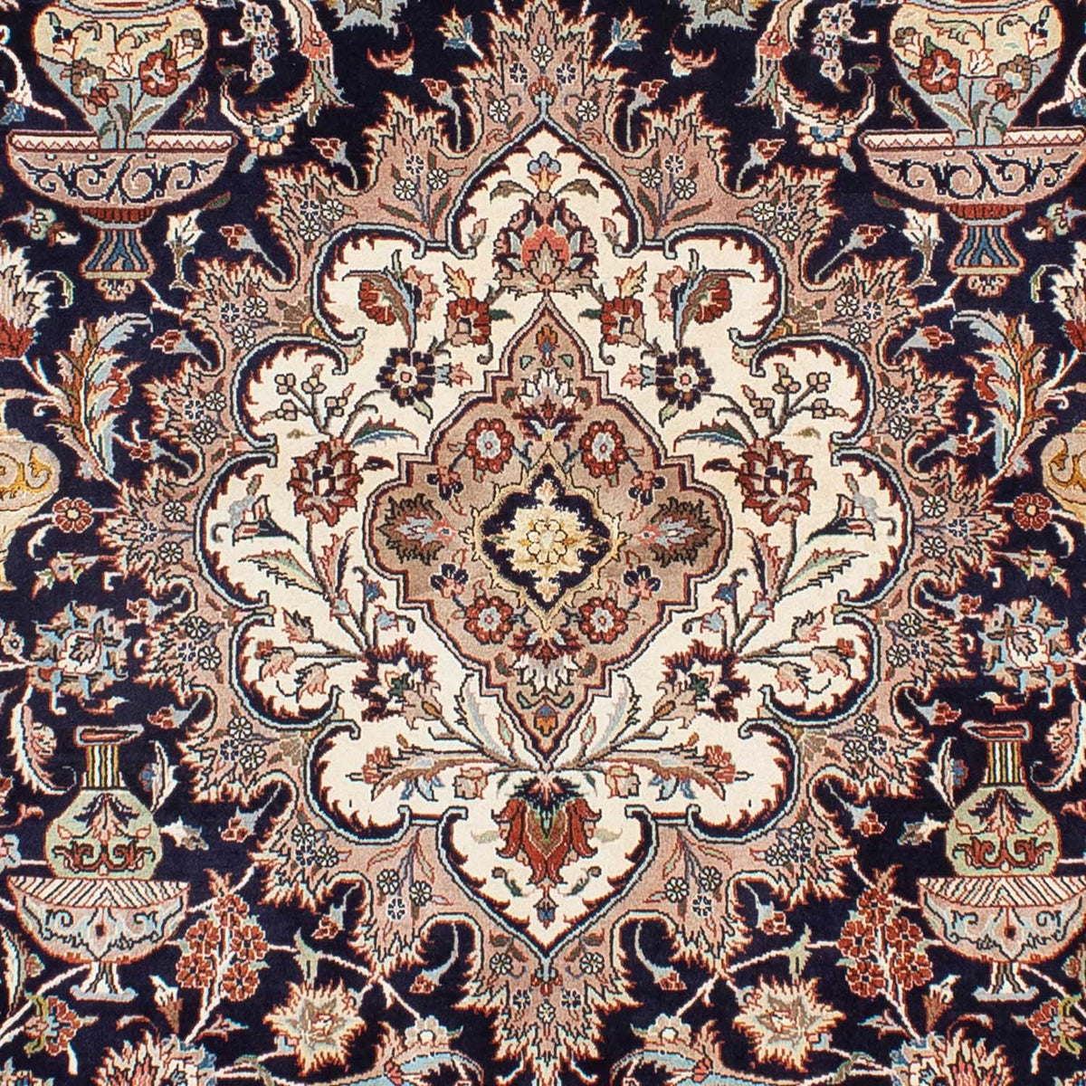 Tapis persan - Classique - 292 x 195 cm - bleu foncé