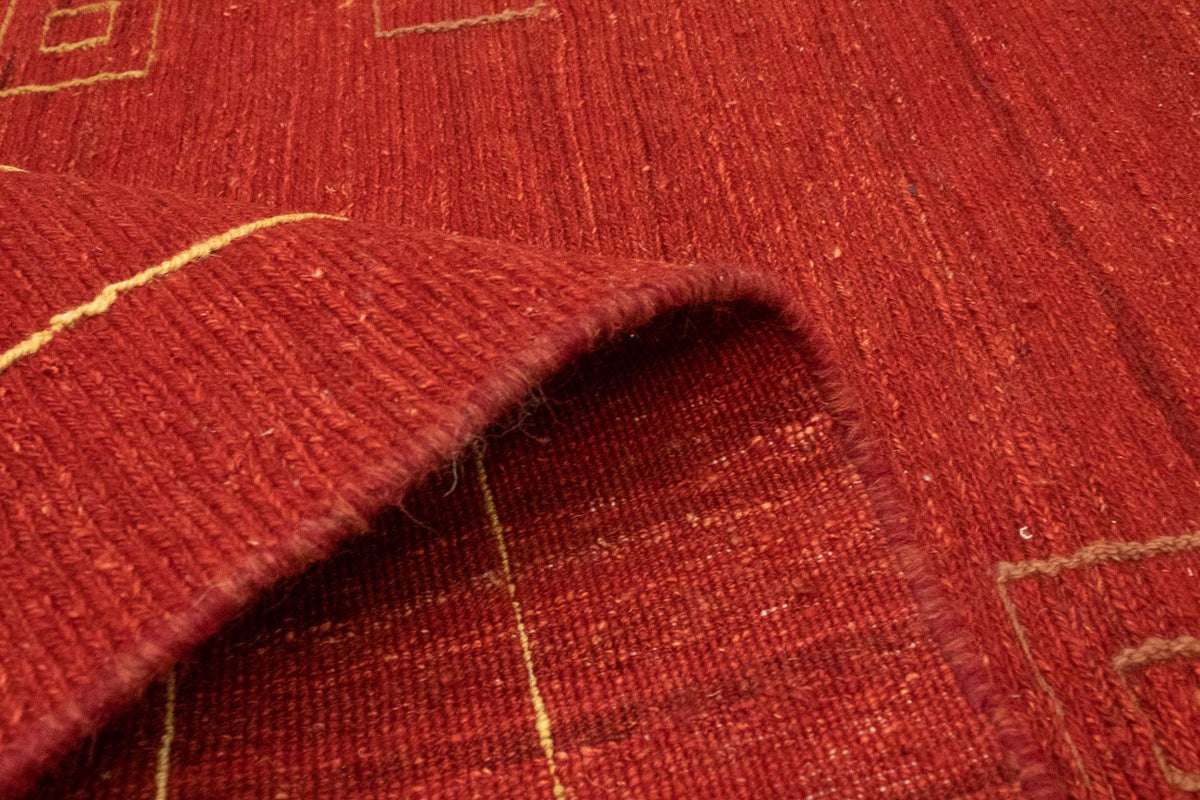Tapis Gabbeh - Persan - 196 x 143 cm - rouge