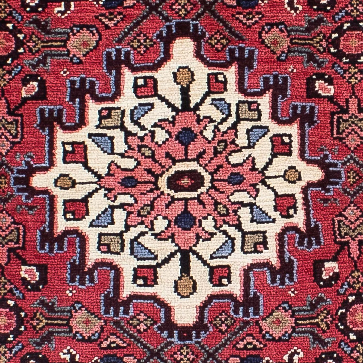 Tapis de couloir Tapis persan - Nomadic - 323 x 78 cm - rouge foncé