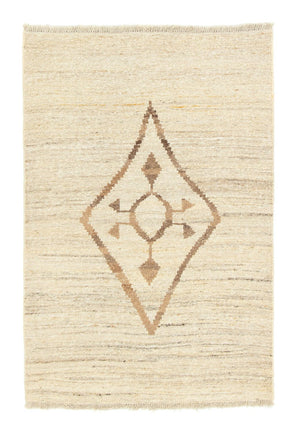 Tapis Gabbeh - Persan - 148 x 96 cm - beige