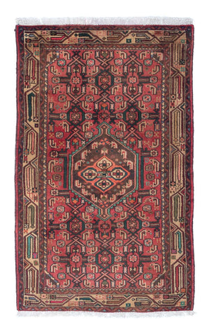 Tapis persan - Nomadic - 130 x 82 cm - rouge clair