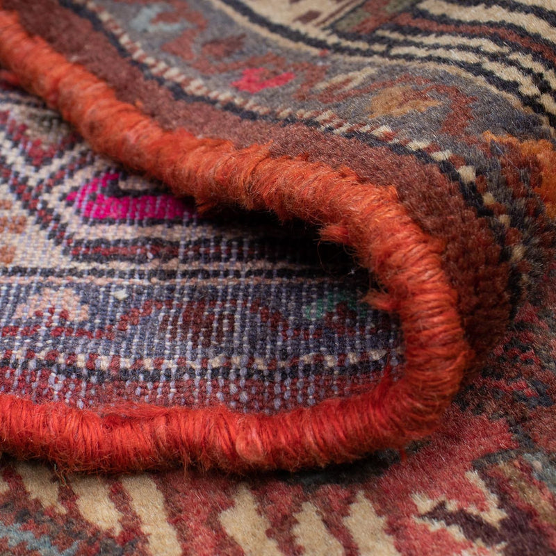 Tapis persan - Nomadic - 116 x 77 cm - rouge foncé