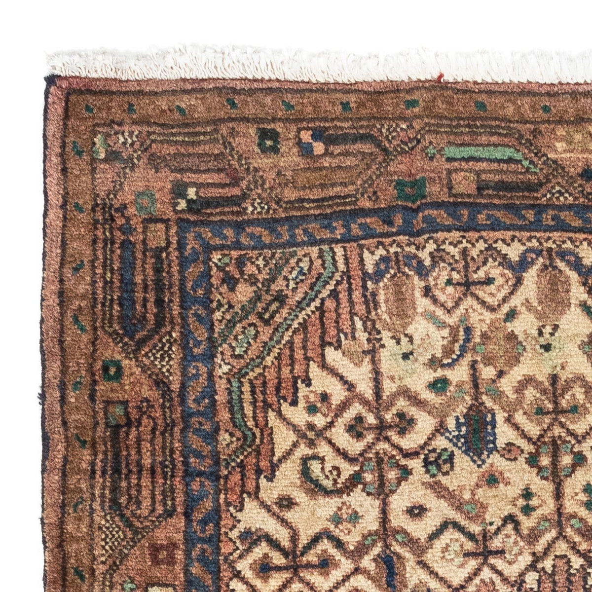 Tapis persan - Nomadic - 118 x 79 cm - marron clair
