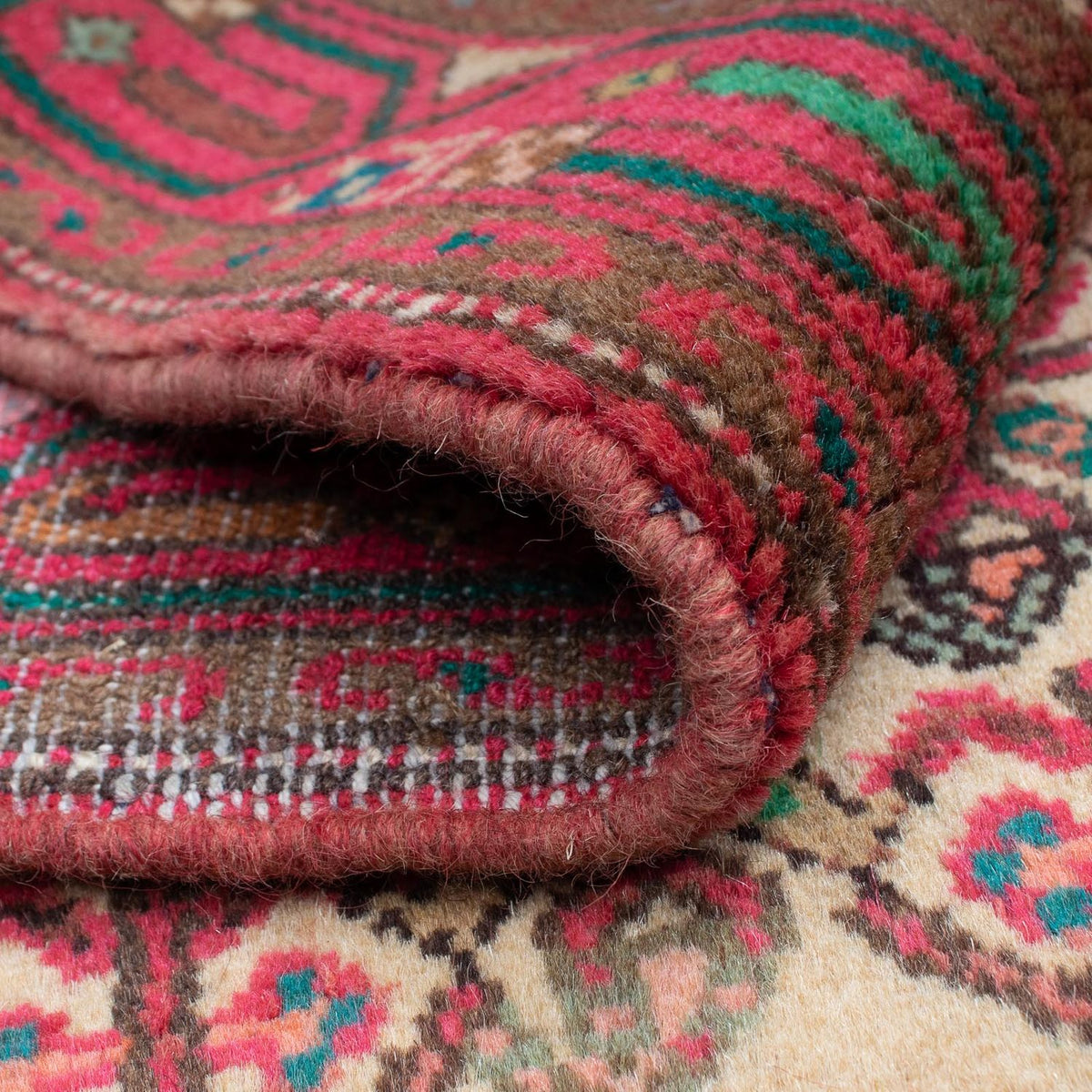 Tapis persan - Nomadic - 125 x 81 cm - beige