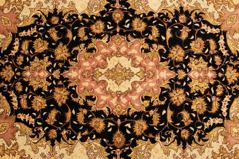 Tapis persan - Tabriz - Royal - 154 x 94 cm - noir