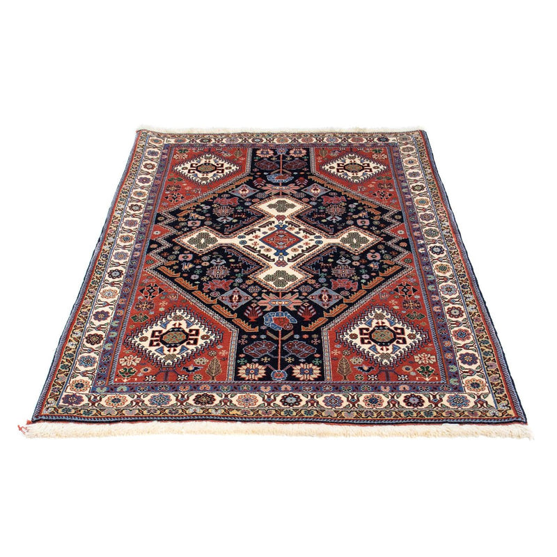 Tapis Gabbeh - Persan Kashkuli - 145 x 105 cm - bleu foncé