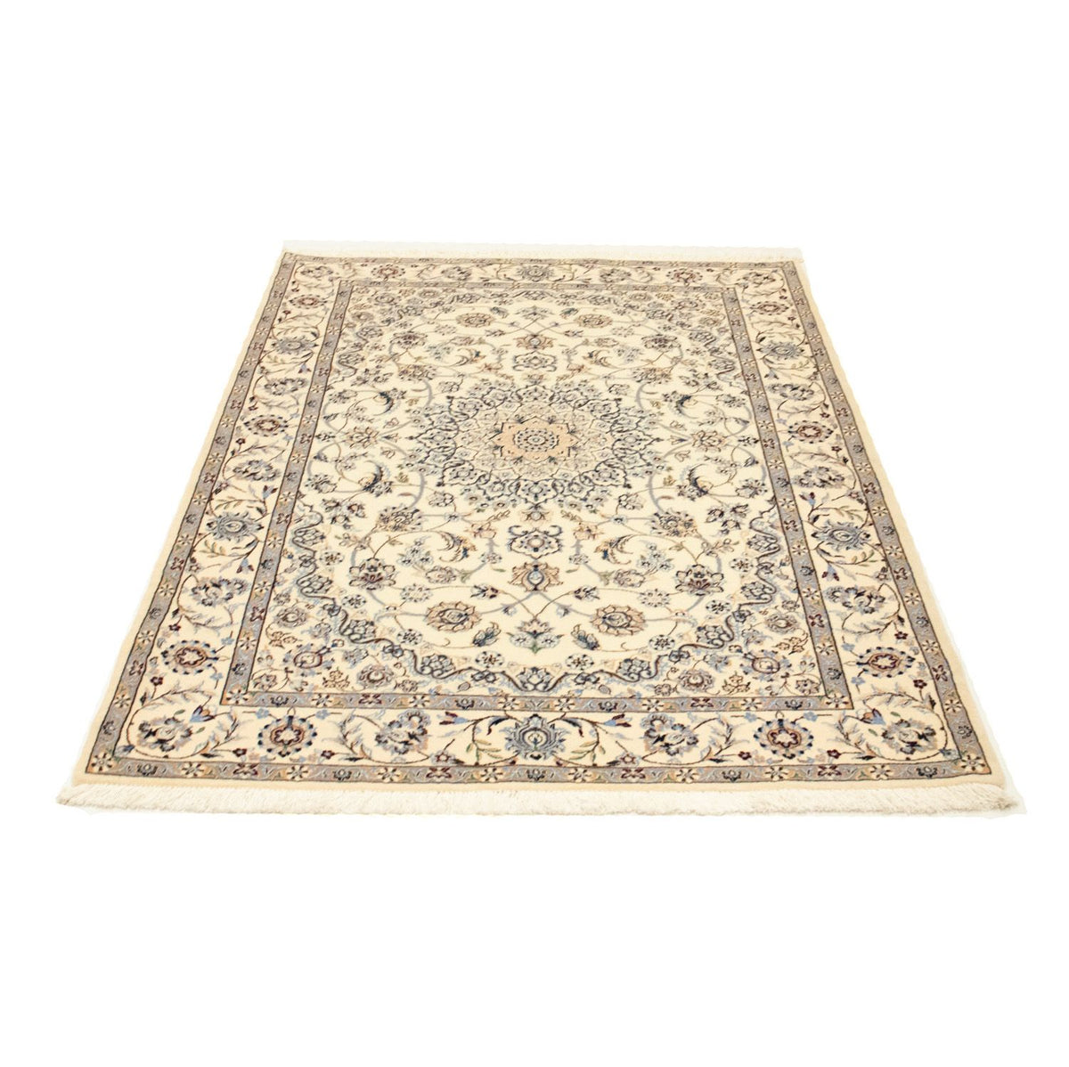 Tapis persan - Nain - Premium - 164 x 114 cm - beige