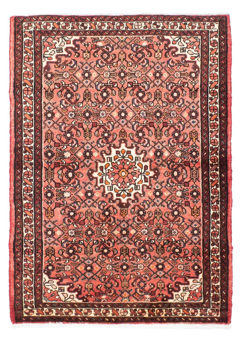 Tapis persan - Nomadic - 158 x 113 cm - rouge clair