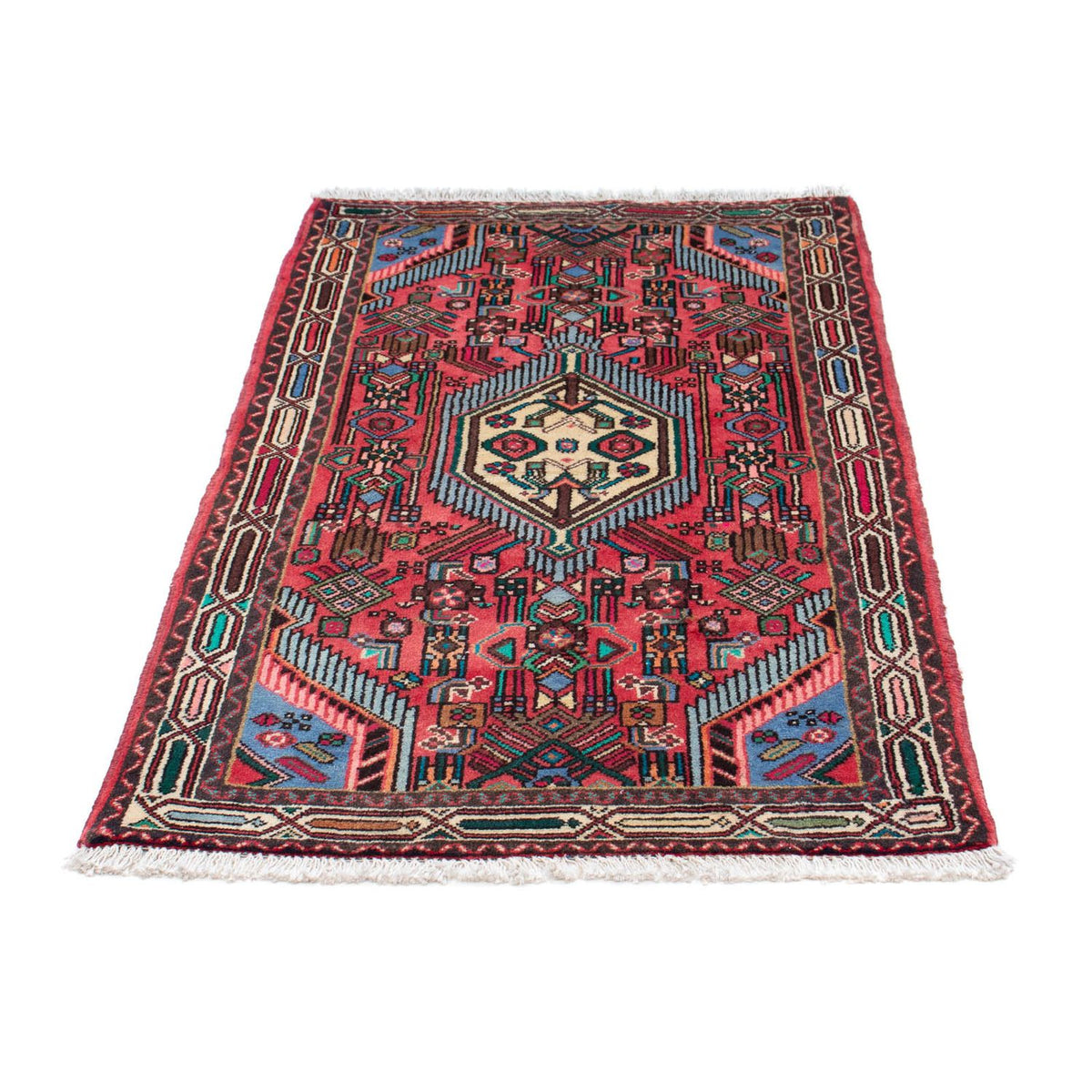 Tapis persan - Nomadic - 134 x 80 cm - rouge