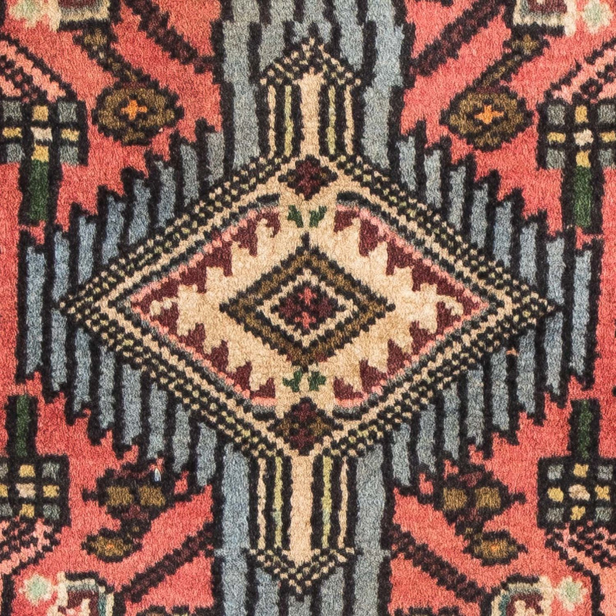 Tapis persan - Nomadic - 84 x 64 cm - rouge clair