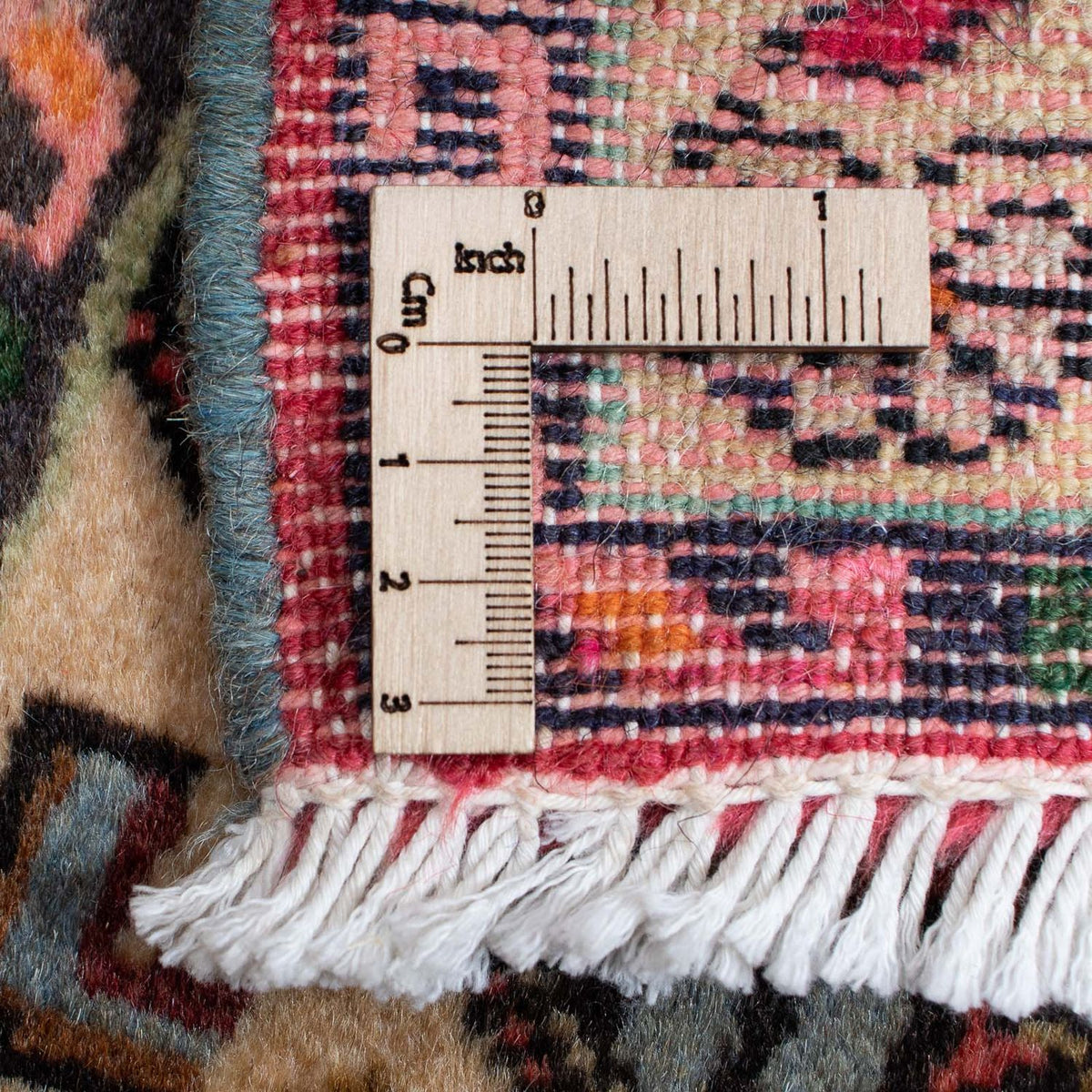 Tapis persan - Nomadic - 84 x 64 cm - rouge clair