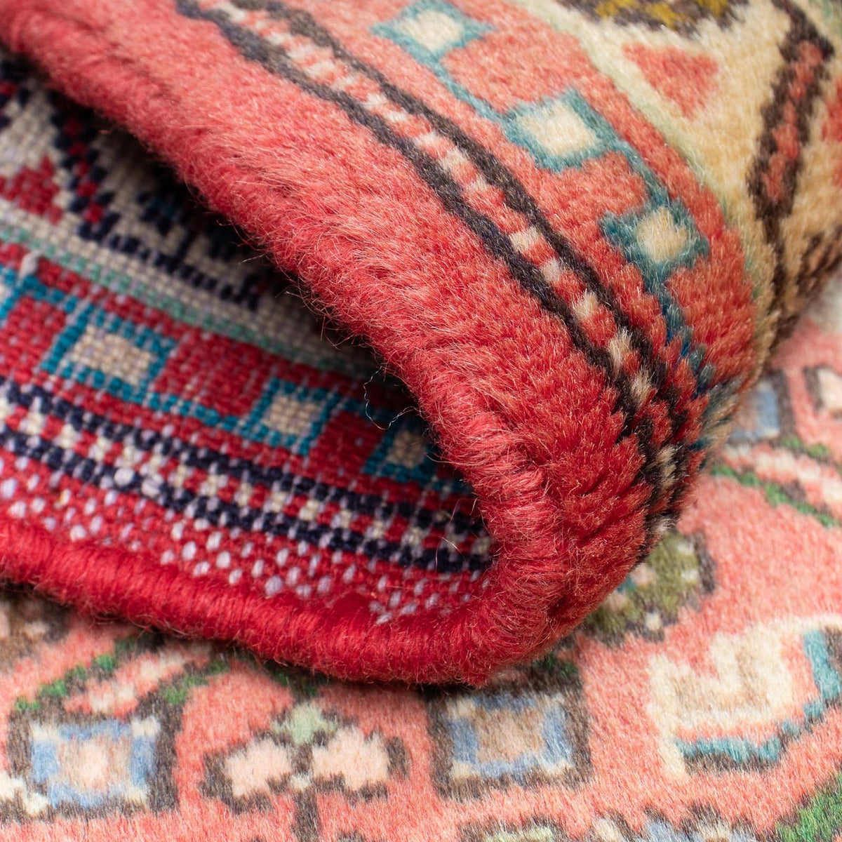 Tapis persan - Nomadic - 87 x 62 cm - rouge clair