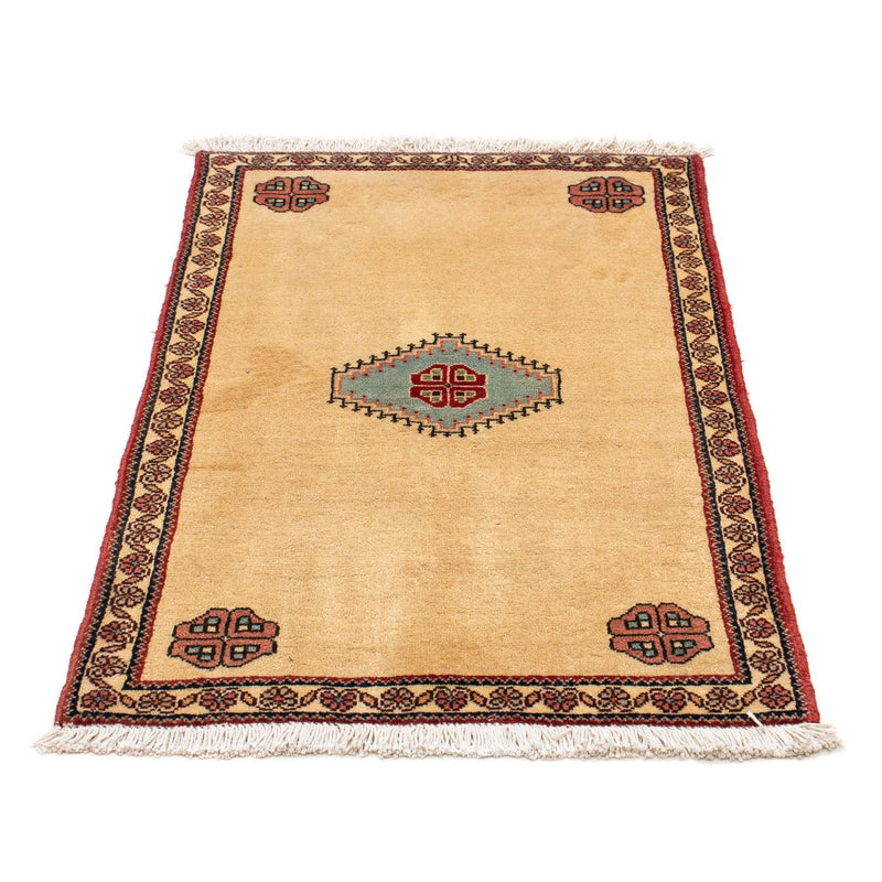 Tapis persan - Nomadic - 105 x 64 cm - marron clair