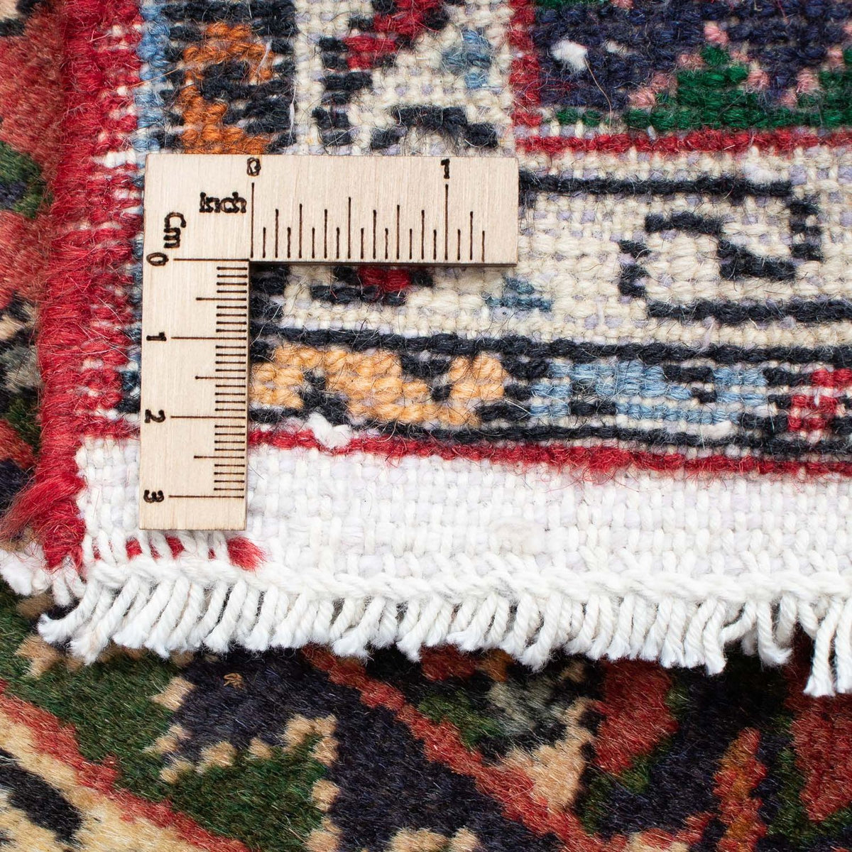 Tapis persan - Nomadic - 88 x 64 cm - rouge foncé