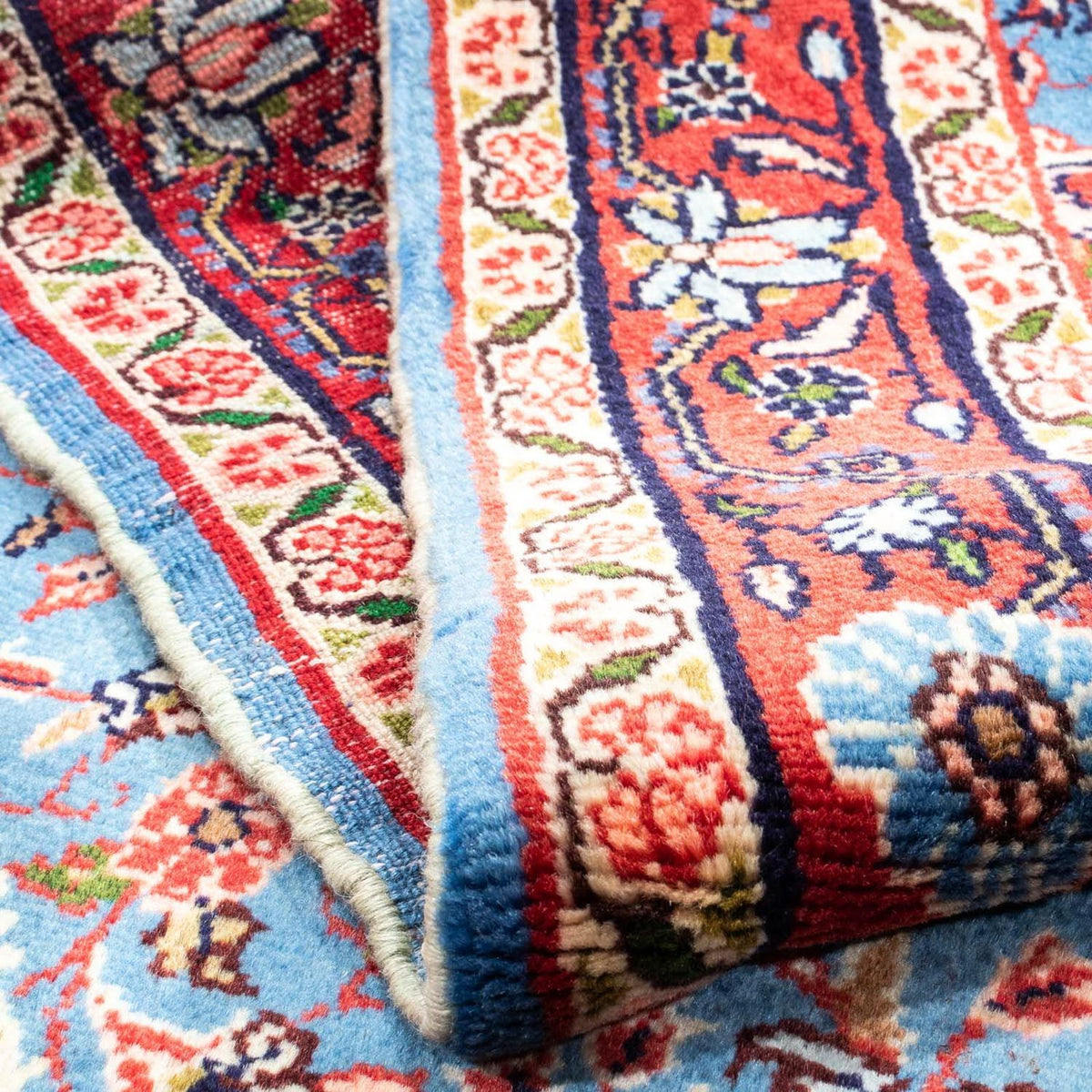 Tapis persan - Nomadic - 157 x 105 cm - bleu