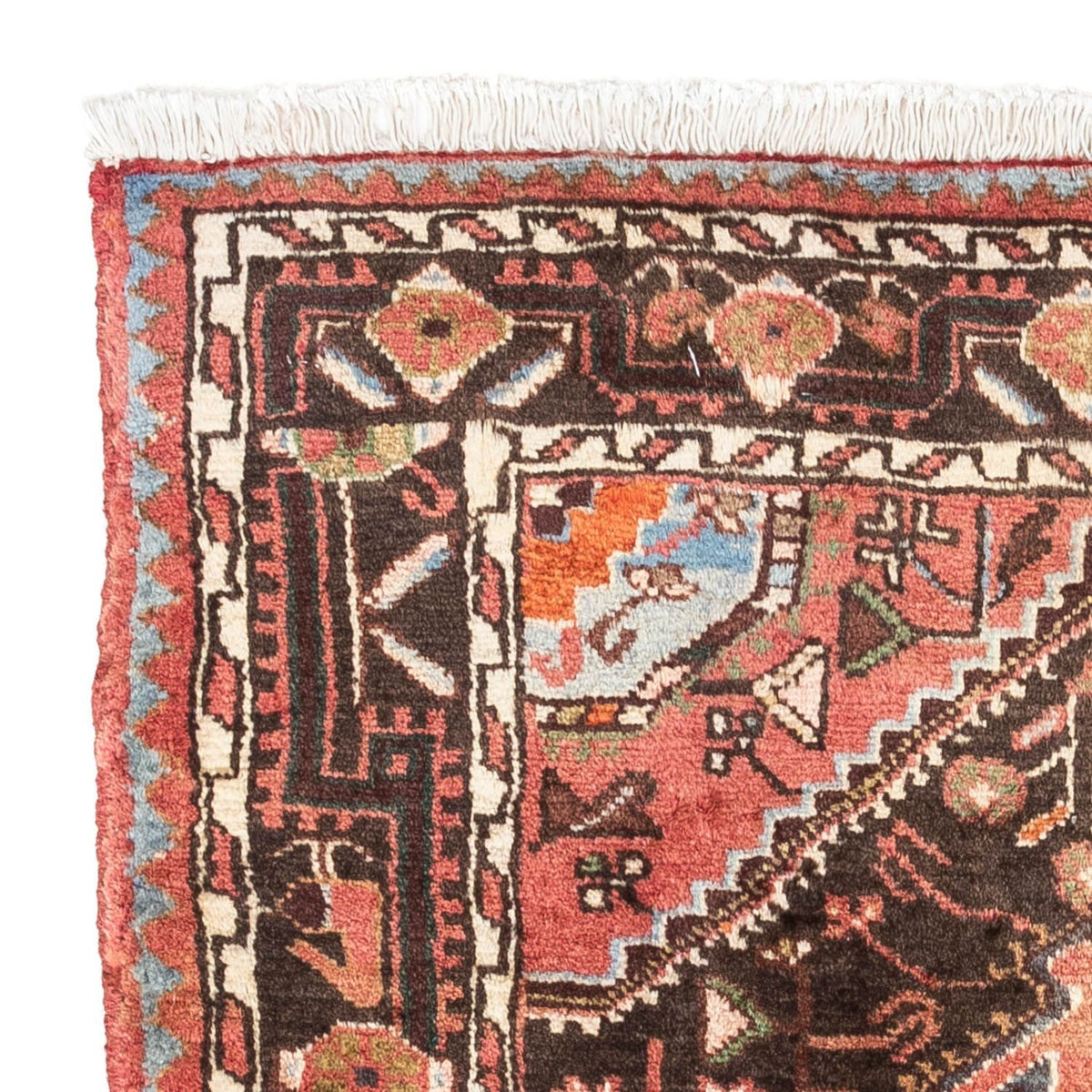 Tapis persan - Nomadic - 127 x 75 cm - rouge clair