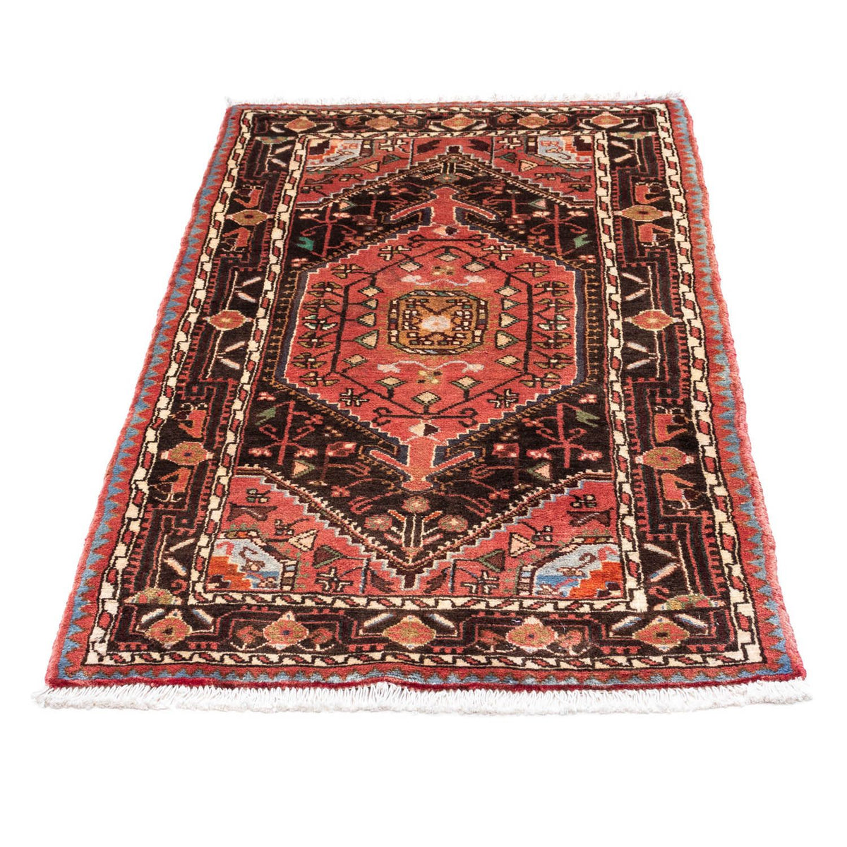 Tapis persan - Nomadic - 127 x 75 cm - rouge clair