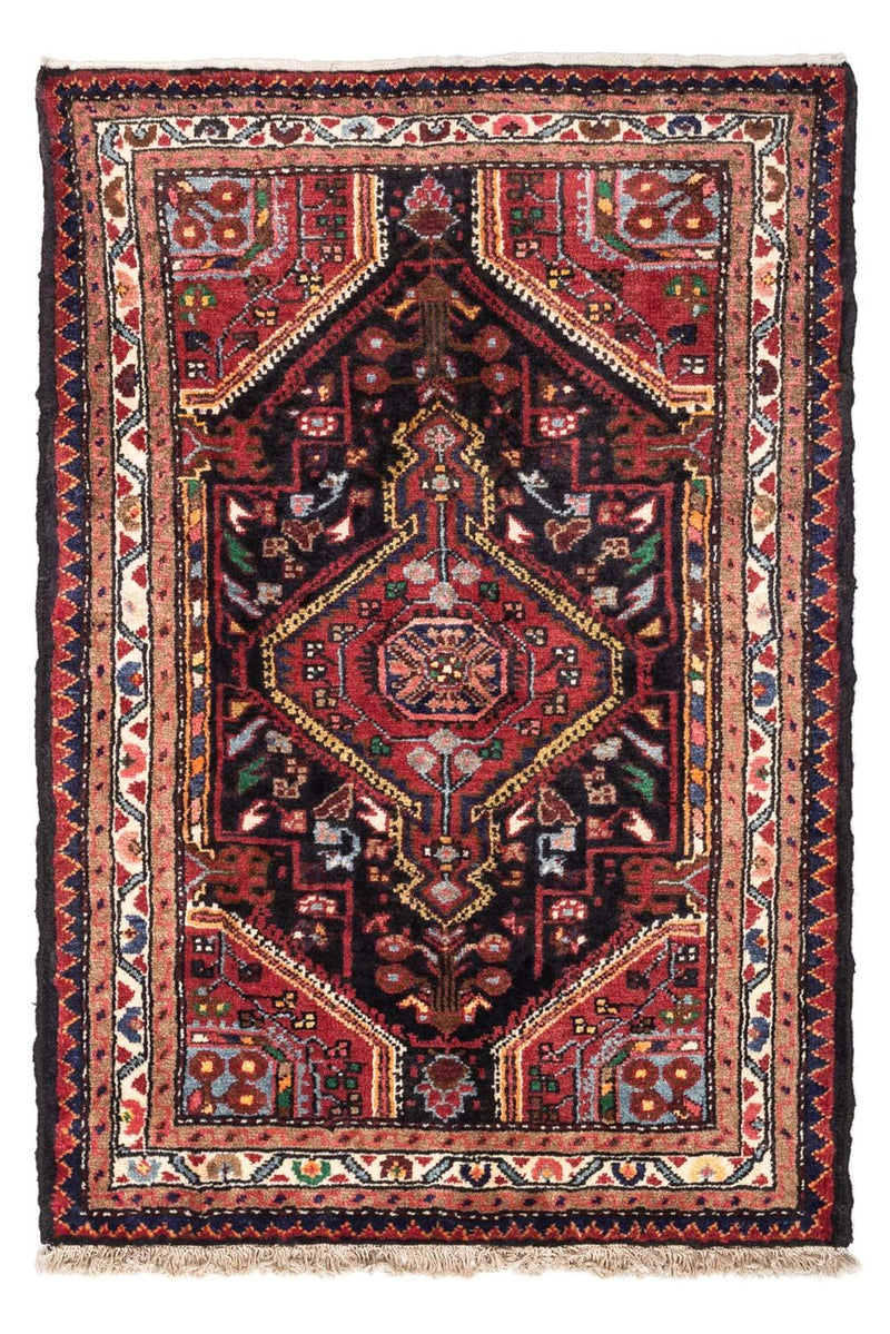 Tapis persan - Nomadic - 127 x 81 cm - bleu foncé