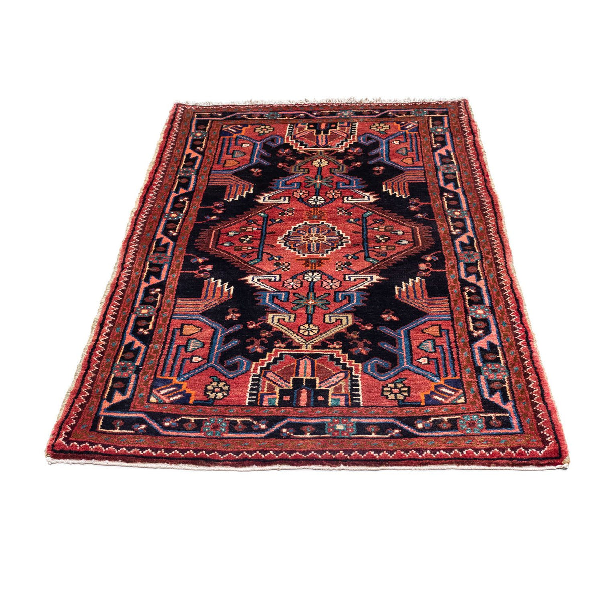 Tapis persan - Nomadic - 146 x 89 cm - rouille