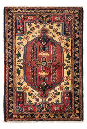 Tapis persan - Nomadic - 123 x 83 cm - rouge