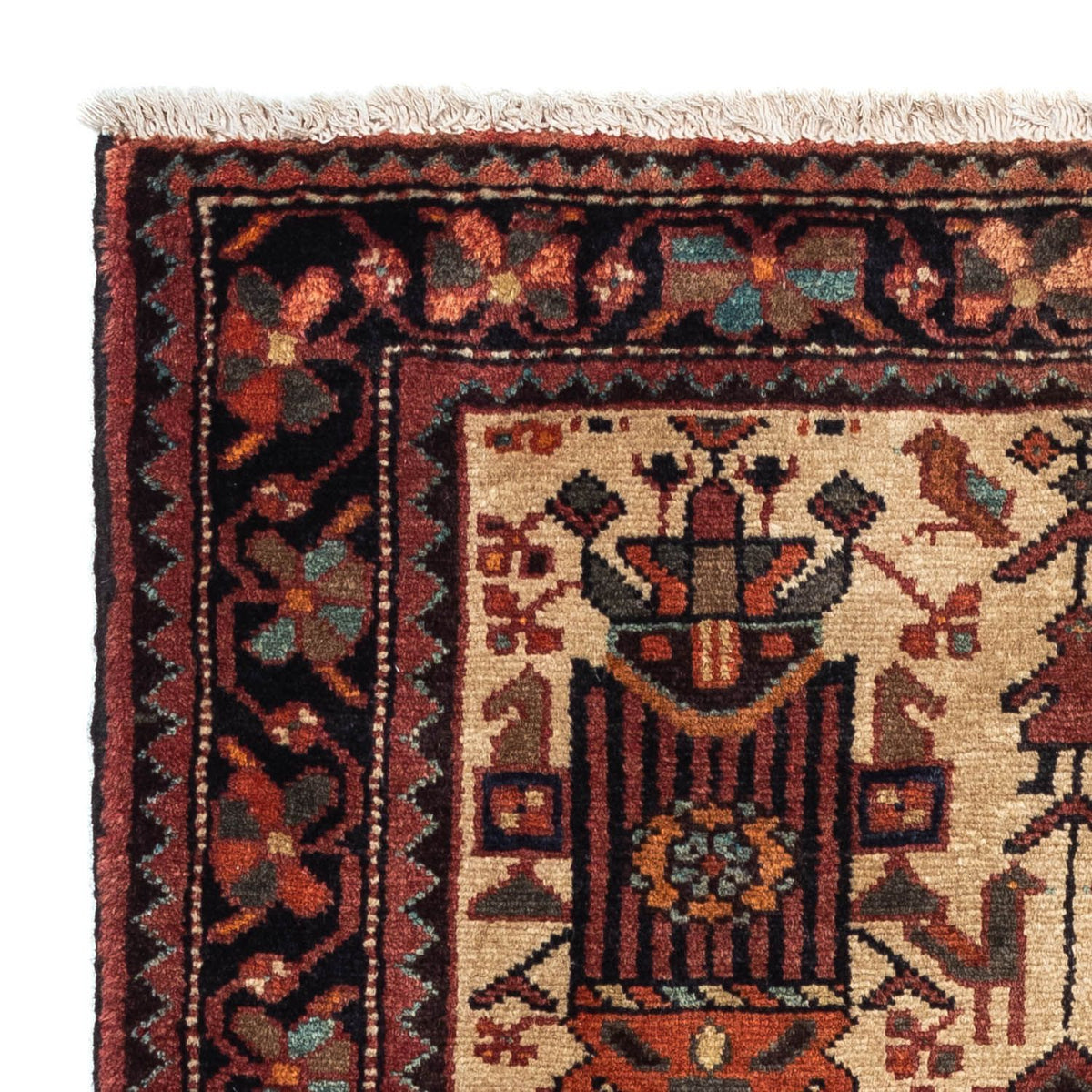 Tapis persan - Nomadic - 133 x 95 cm - beige