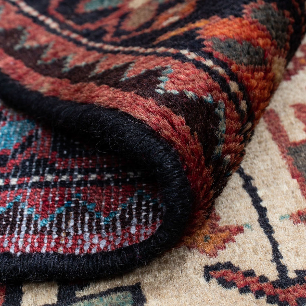 Tapis persan - Nomadic - 133 x 95 cm - beige