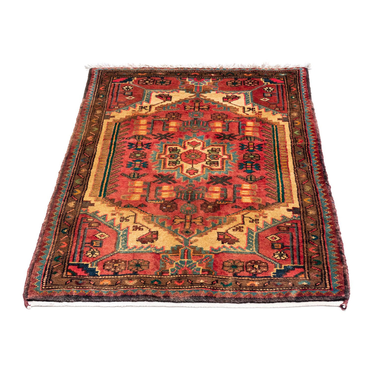 Tapis persan - Nomadic - 110 x 75 cm - rouge