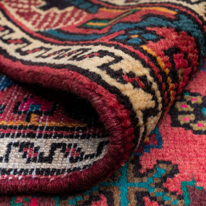 Tapis persan - Nomadic - 125 x 88 cm - rouge