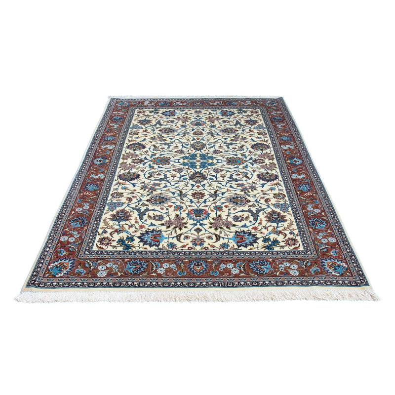 Tapis persan - Ghom - 215 x 137 cm - beige