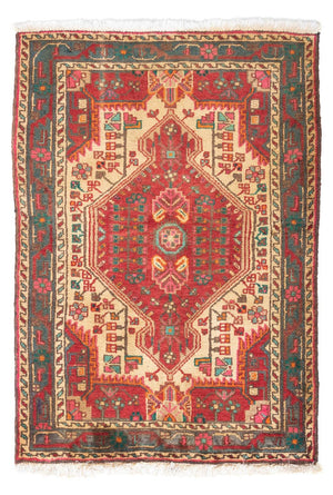 Tapis persan - Nomadic - 119 x 82 cm - rouge