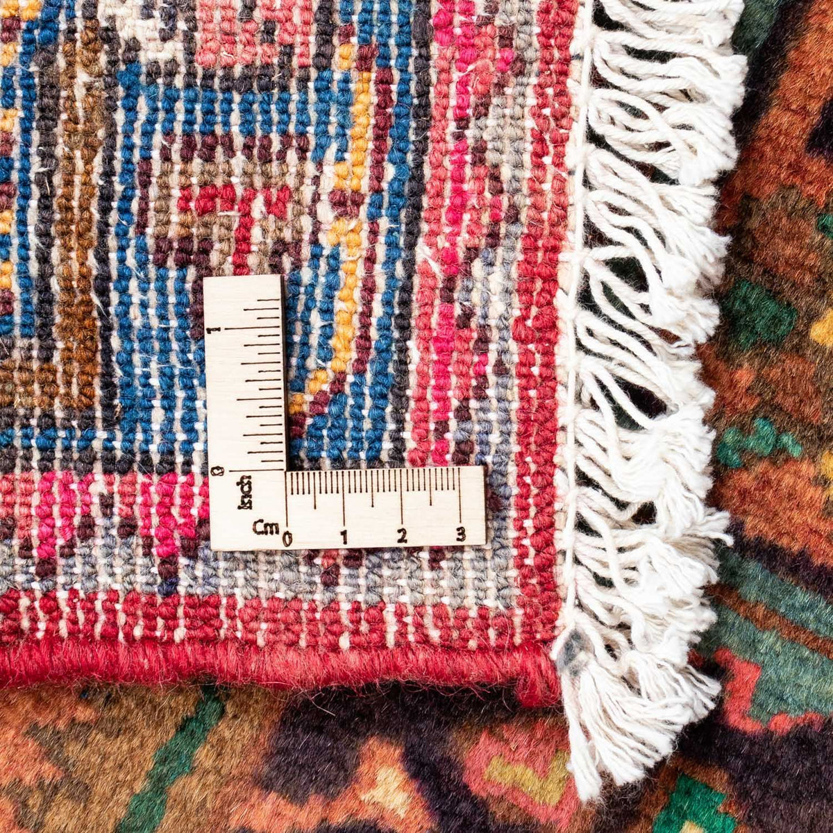 Tapis persan - Nomadic - 140 x 86 cm - rouge clair