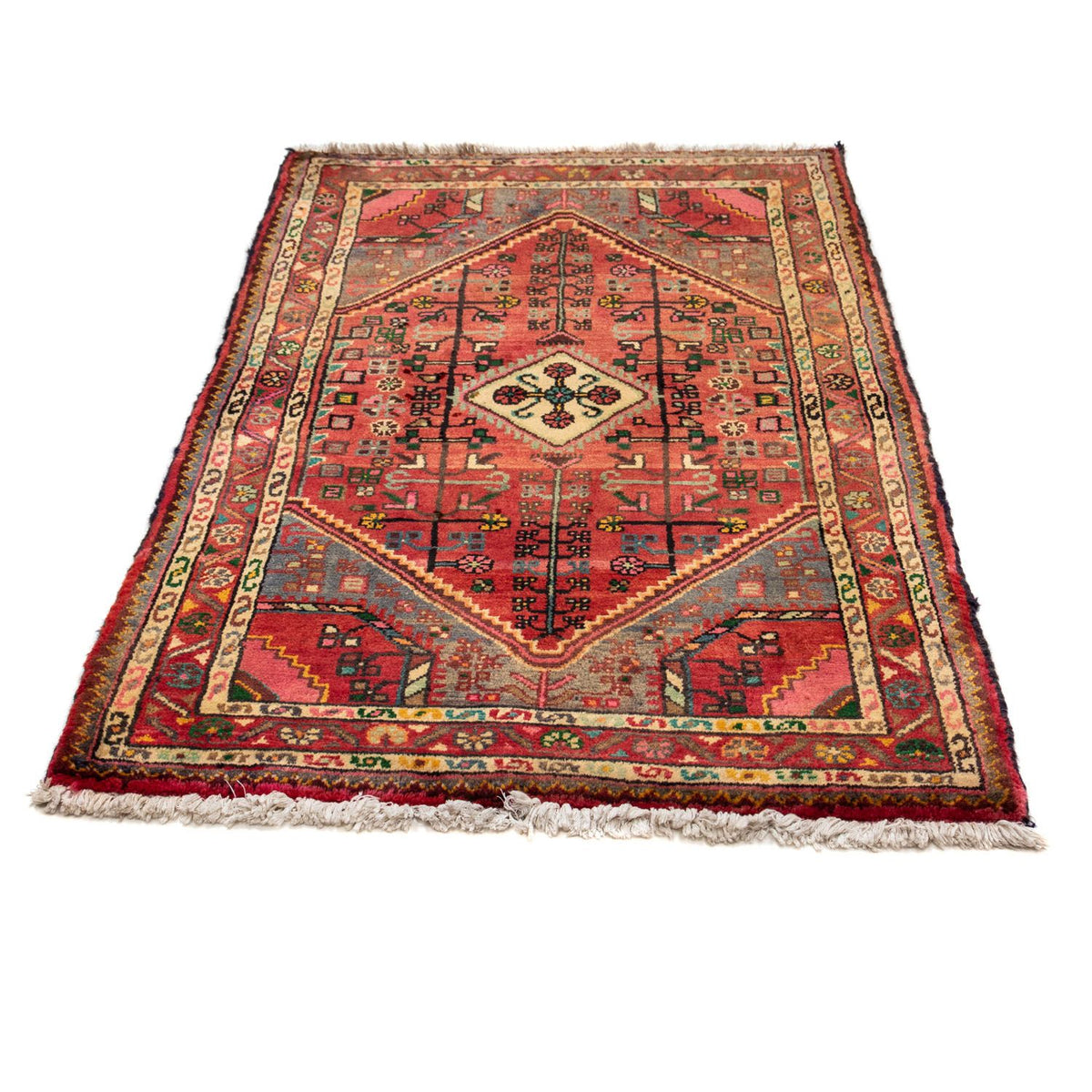 Tapis persan - Nomadic - 140 x 82 cm - rouge