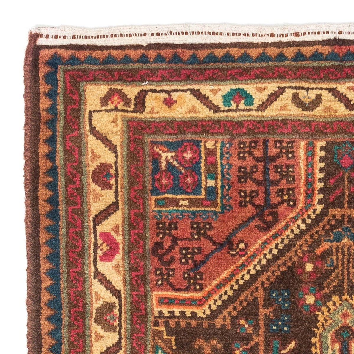 Tapis persan - Nomadic - 120 x 80 cm - rouge clair