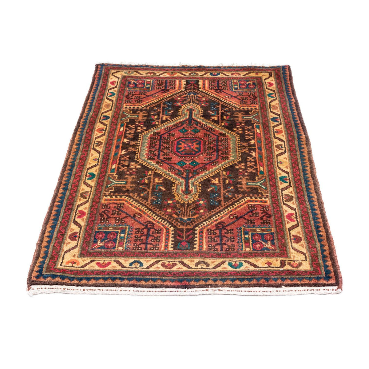 Tapis persan - Nomadic - 120 x 80 cm - rouge clair