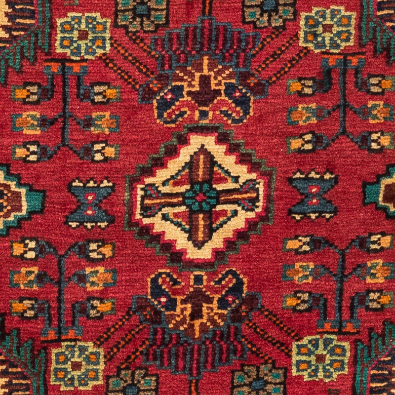 Tapis persan - Nomadic - 122 x 84 cm - rouge