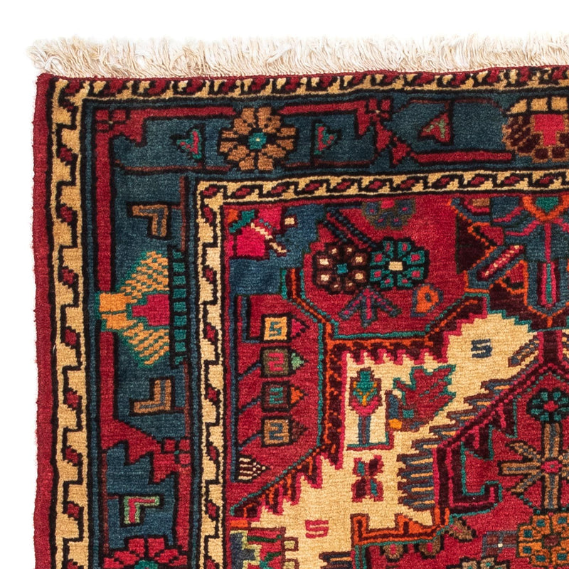 Tapis persan - Nomadic - 122 x 84 cm - rouge