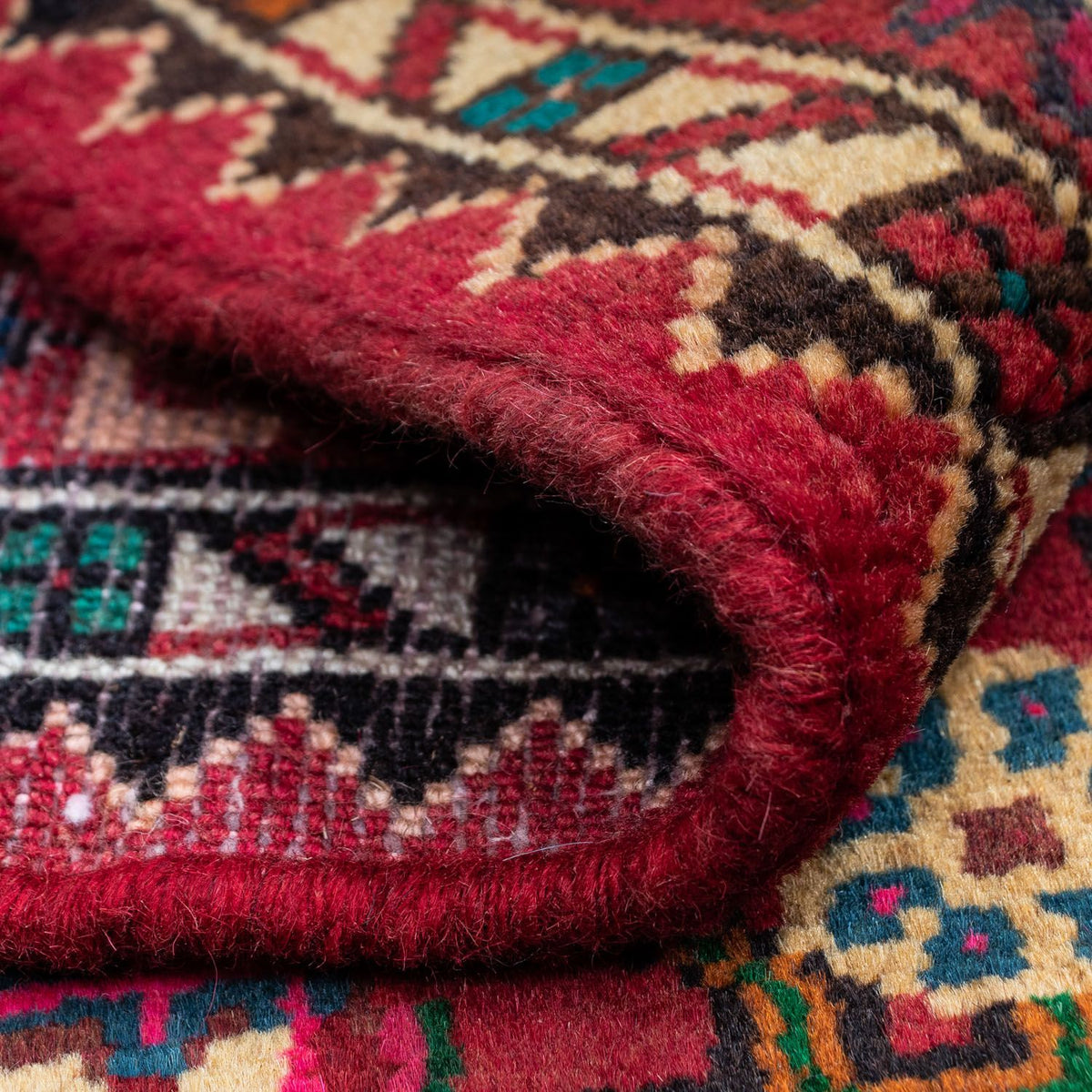 Tapis persan - Nomadic - 121 x 85 cm - rouge