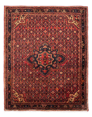 Tapis persan - Nomadic - 203 x 157 cm - rouge foncé