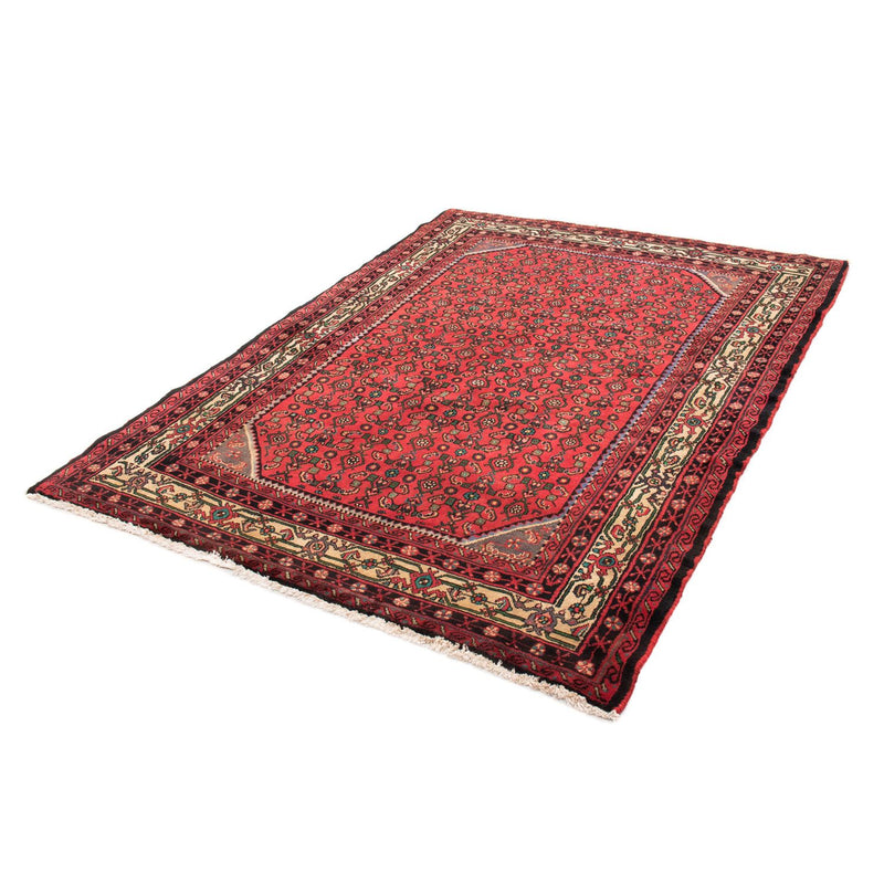 Tapis persan - Nomadic - 199 x 150 cm - rouge foncé