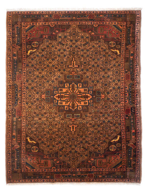 Tapis persan - Nomadic - 218 x 158 cm - marron