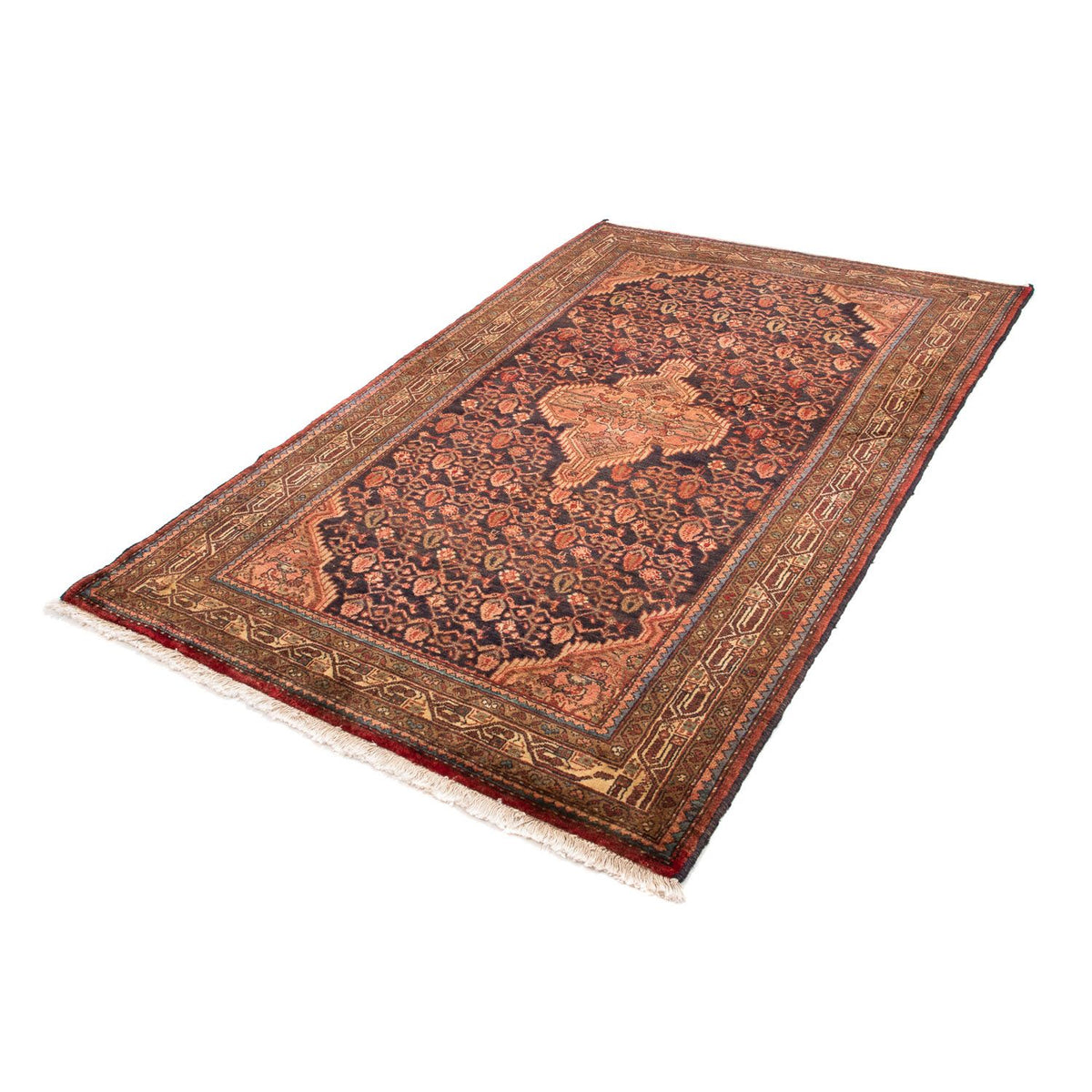 Tapis persan - Nomadic - 207 x 128 cm - marron