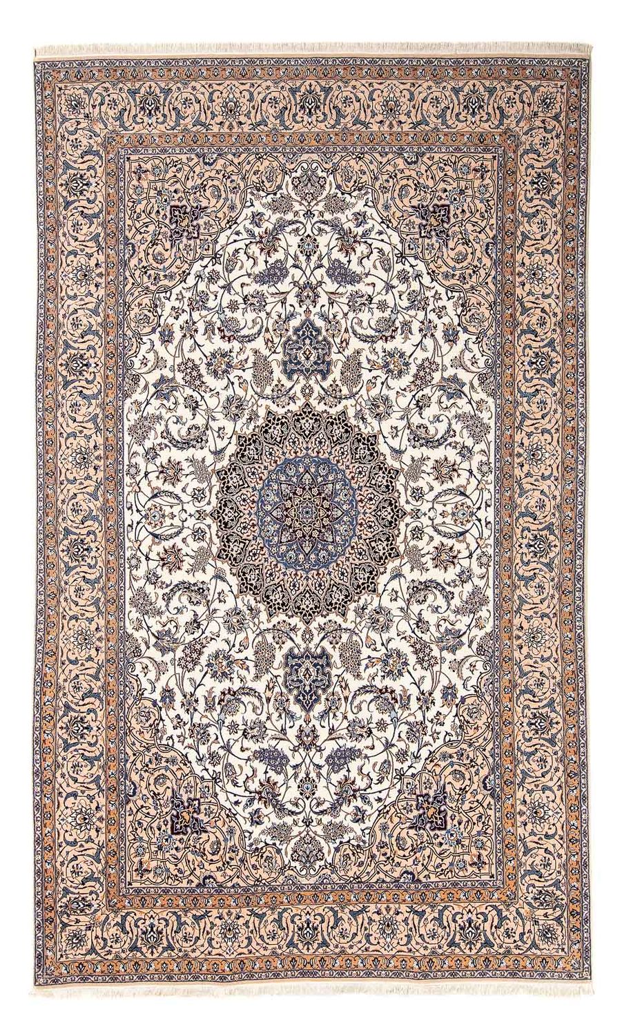 Tapis persan - Nain - Premium - 346 x 212 cm - beige