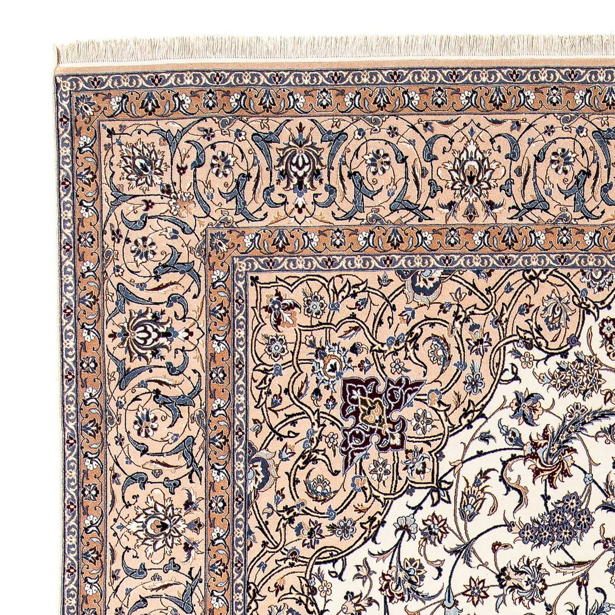 Tapis persan - Nain - Premium - 346 x 212 cm - beige