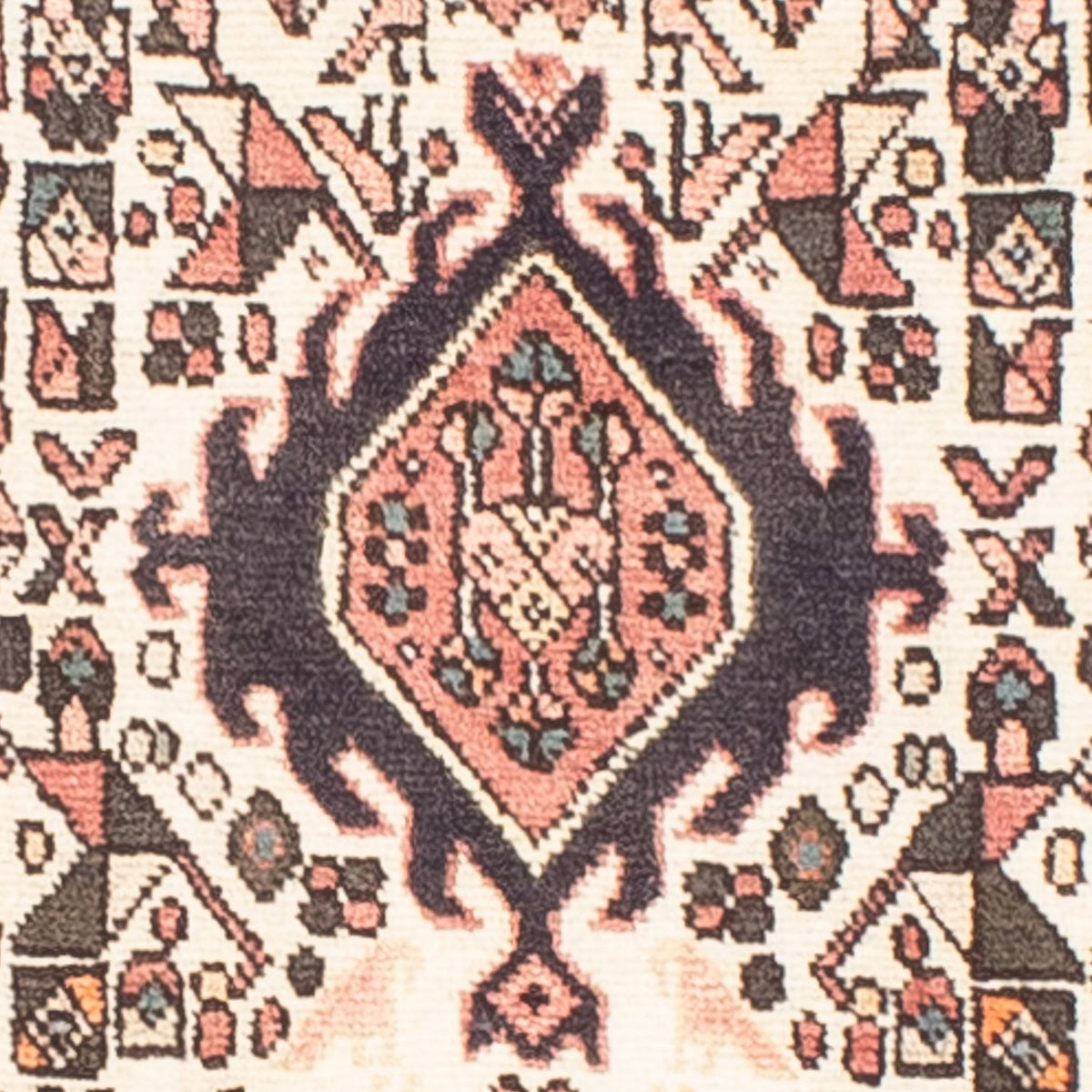 Tapis de couloir Tapis persan - Nomadic - 389 x 70 cm - beige