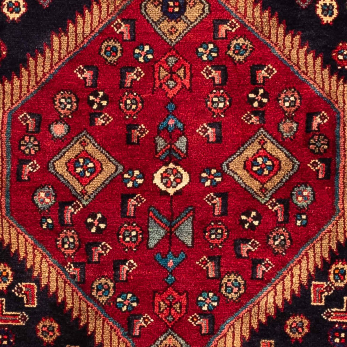 Tapis persan - Nomadic - 225 x 160 cm - bleu foncé